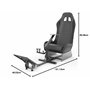 cirearoa Support de Roue de Course avec siège de Conduite de Chaise de Jeu Cockpit pour Tous Logitech G923 | G29 | G920 | Thrust