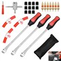 Kigniote Lot de 27 Démonte Pneu Vélo Outil Levier de Pneu Cuillère à Pneus Outil De Montage De Pneus Démonte Pneus Manuels