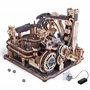 ROKR Circuits de Billes électrique Maquette en Bois a Construire Puzzle 3D Maquette Mécanique en Bois pour des Enfants