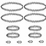 12 Pièces Collier Ras de Cou Femme
