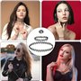 12 Pièces Collier Ras de Cou Femme,Collier Tatouage Bracelet Bague Ensemble,Collier Femme avec élastique Réglable,Collier Gothiq