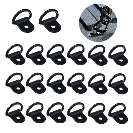 20 Pièces Anneaux D'Arrimage à Anneau en D