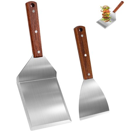 Kureny Set de spatules à Barbecue en Acier Inoxydable
