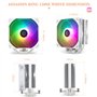 Thermalright Assassin King 120 SE BLANC ARGB Refroidisseur d'air pour processeur, 5 caloducs, TL-C12CW-S PWM Refroidisseur de pr