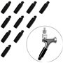 Namvo Black Beer Lot de 10 bouchons de robinet en caoutchouc pour robinet de fût Kegerator