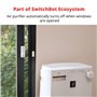 SwitchBot Détecteur de contact de porte et de fenêtre - Système de sécurité sans fil - Détecteur d'interrupteur de porte et de f