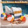 JOYIN Balles de Plage Arc-en-Ciel (12 pièces), 30 cm Jouets de Piscine gonflables pour Jeux d'eau d'été Kids Birthday Party Supp