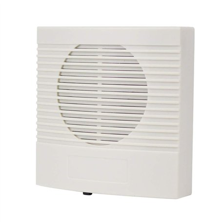 KDL Sonnette électronique filaire de porte carillon DC 12V 3 sonneries Accessoires de contrôle d'accès blanc en plastique Dingdo