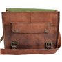 Jaald 33 Cm Mallette Porte-Documents Serviette Sac Messenger À Bandoulière’Épaule en Cuir pour Ordinateur Portable Business Voya
