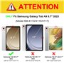 FINTIE Coque pour Samsung Galaxy Tab A9 8.7 Pouces 2023 (SM-X110/X115/X117) - Étui Robuste Housse avec Protection d'Écran et Béq