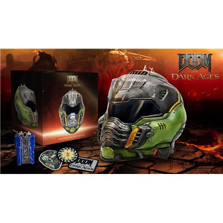 DOOM : The Dark Ages - Réplique portable du casque du Doom Slayer