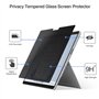 ProCase Verre de protection de confidentialité pour Microsoft Surface Pro11/ Pro 10 / Pro 9 2022, anti-espion en verre trempé 9H