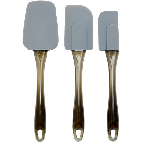 Amazon Basics Lot de 3 spatules en silicone