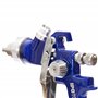 IPOTOOLS Pistolet à Peinture HVLP H-827P - Professionnel Pour Carrosserie, Godet 600 ML, Buse Acier Inoxydable 1.3mm + 2 Jeux...