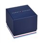Tommy Hilfiger Montre analogique pour enfants avec bracelet en silicone bleu marine avec bande rouge -1720036 -, bleu marine, Br