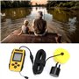 Écran LCD de poche Détecteur de poisson Kayak de pêche portable Sondeur Lecture de contour Détecteur de profondeur de poisson Tr