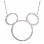 Mickey Mouse Femme Argent sterling Ronde N'est pas applicable Collier - N901861RZWL-18.PH