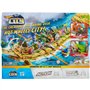 Hot Wheels City Garage Attaque Alligator, Coffret de Jeu pour Petites Voitures avec Circuit et Pistes, FNB06, Multicolore