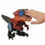 Mattel Jurassic World Figurine Dino de Feu, jouet électronique interactif, réactions au toucher grâce à plusieurs capteurs senso