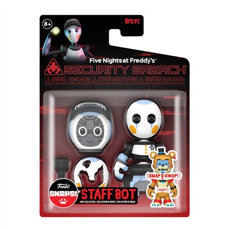 Funko Five Nights at Freddy's (FNAF) Snap: RR - Security Staff Bot - Mini-Figurine en Vinyle à Collectionner - Idée de Cadeau -