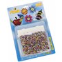 Hama - 5601 - Loisirs Créatifs - Blister 5000 Perles à Repasser + 1 Plaque - Taille Mini - Nature