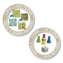 Smoby - Set Tiroir Jeux - Accessoire de Maison Smoby - pour Table Pique-Nique - 4 Jeux - Pions et Dé Inclus - 810913 Vert