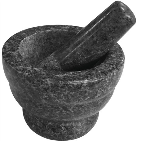 GAULT&MILLAU - Mortier et Pilon - Libère les arômes - Outil robuste pour épices et herbes - Lot de 1