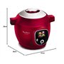 Moulinex Multicuiseur Intelligent Cookeo+ 6L 6 Modes de Cuisson 150 Recettes Préprogrammées Jusqu'à 6 Personnes Rouge CE851500