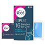 Veet EXPERT - 16 Bandes de Cire Froide Maillot - Peaux Sensibles - Finition Parfaite - Epilation Longue Durée