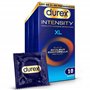 Durex Intensity - 30 preservatifs XL homme Sans Latex Ultra Fins Ultra Lubrifiés - Plus de Chaleur Corporelle Partagée* - Taille