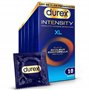 Durex Intensity - 50 préservatifs Homme XL Sans Latex Ultra Fins Ultra Lubrifiés - Plus de Chaleur Corporelle Partagée* - Taille