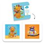 DJECO Kit Création Stickers Animaux - Enfants 3 à 6 Ans - Habillez les Animaux Loisirs Créatifs - Contient 16 Feuilles Animaux &
