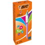 BIC Stylo à bille rétractable 4 Colours Fun Lilas/blanc