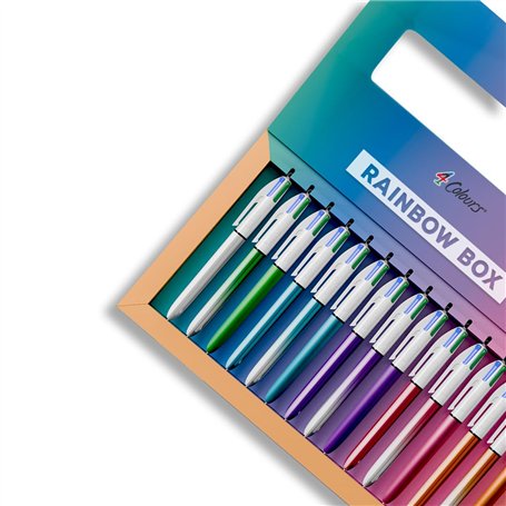 BIC 4 Couleurs Coffret Rainbow Edition Limitée