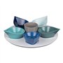 Table Passion - Service apéritif 7 pièces Océan 34 cm