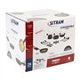Sitram 715802 Batterie Cuisine Alu 26 Pcs : 2 manches amovible 3 Poêles Ø20,22,26cm 2 Casseroles Ø16,20cm 1 Wok Ø28cm 1 Sauteuse