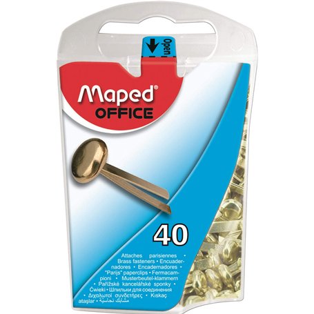 Maped 330011 Attache Parisienne Acier Laitonné