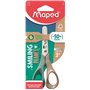 Maped - Ciseaux Vivo Smiling Planet - Ciseaux Responsables pour les Petites Mains gauchers - Anneaux 50% en Fibre de Bois Certif