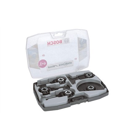 Bosch Accessories 2608664623 Coffret de 6 Lames plongeantes Starlock (pour Bois