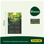 Algoflash Bâtonnets Engrais Plantes Vertes, Utilisable en Agriculture Biologique - 30 Bâtonnets, Marron