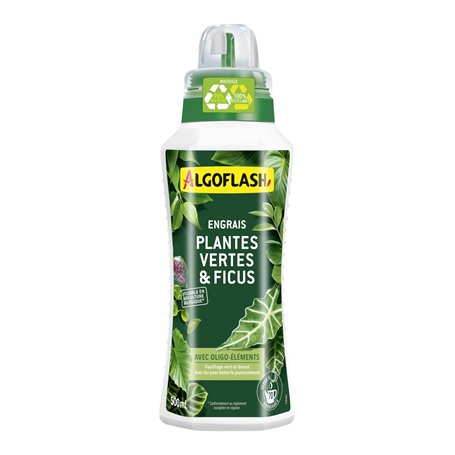 Algoflash Engrais Liquide Plantes Vertes et Ficus