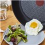 Tefal Comfort Max Sauteuse 26 cm + couvercle verre, Induction, Acier inoxydable haute qualité, Revêtement antiadhésif, Indicateu