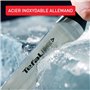 Tefal Ice Force Ensemble 8 pièces Bloc couteaux de cuisine + 6 couteaux + Ciseaux, Lame acier inoxydable allemand, Garantie 10 a