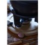BAUMALU - Service à Fondue - Caquelon en Fonte - Couvercle Anti-Éclaboussures - Réchaud - Brûleur à Pâte - 6 Fourchettes - Plate
