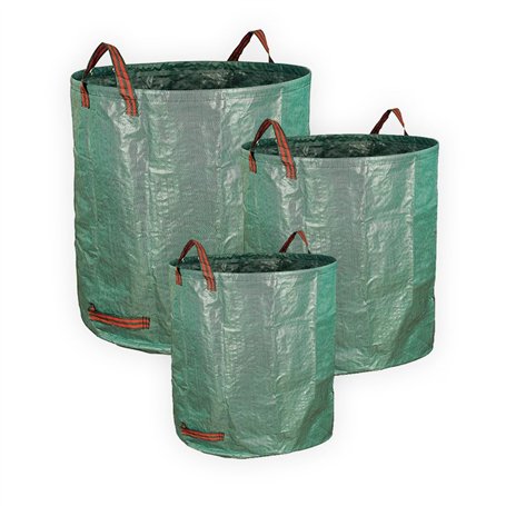 Oxeo Sacs à déchets Verts pour Jardin. 3 Tailles