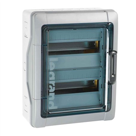 601832 Legrand Coffret Plexo3 étanche Ip65-2 Rangées 12 Modules - Sans Embouts à Perforation Directe