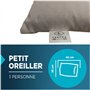 Lestra Outdoor – Oreiller Rando – Coussin de Randonnée Compressible – Léger & Confortable – 50% Duvet de Canard – 45 x 35 – 260 