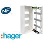 coffret hager gamma 3 x 13 modules à poser en saillie