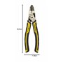 STANLEY Fmht0-75468 Pince Coupante Diagonale 5 En 1 Gamme FATMAX - Coupe Précise - Légère - Acier Forgé - Poignée Bi Matière