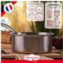 MENASTYL - Casserole Triply 20cm en inox - Fabriquée en France - Compatible tous feux dont induction